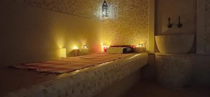 Hammam turcesc TerraLux — ambianță cu lumânări