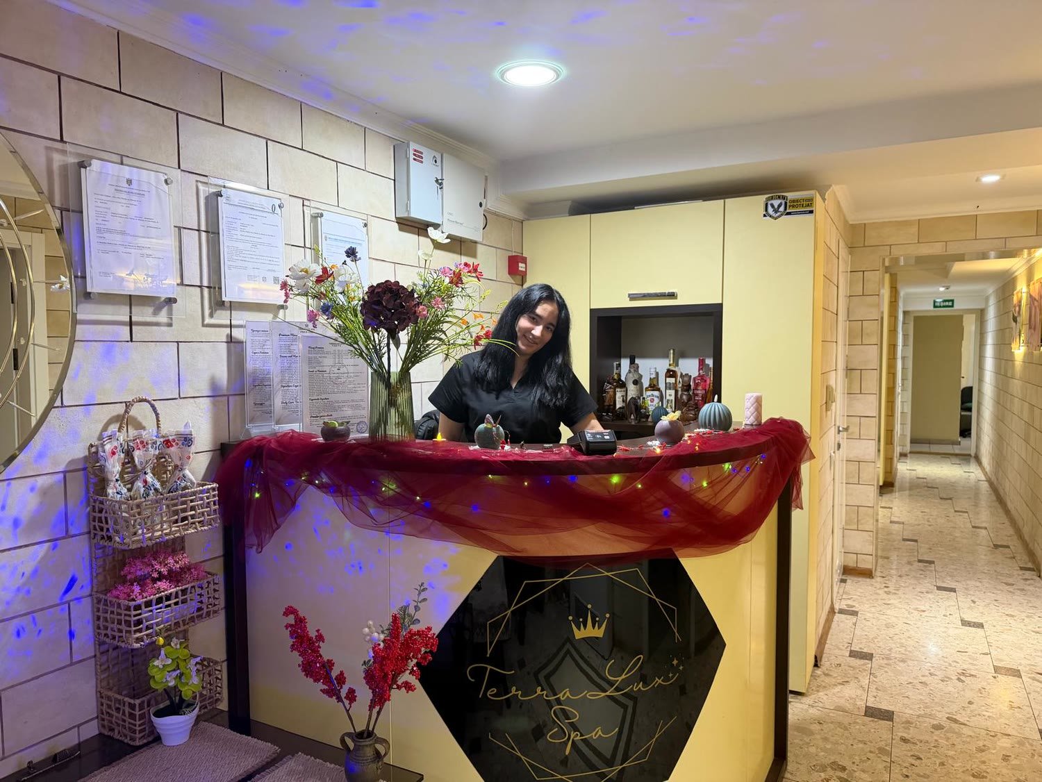 Recepția TerraLux SPA, Chișinău — întâmpinarea oaspeților